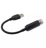 Star Lamp USB Car Star Ceiling Light Sky Projection Lamp Romantic Night Lights Car Fancy Lights (Red)